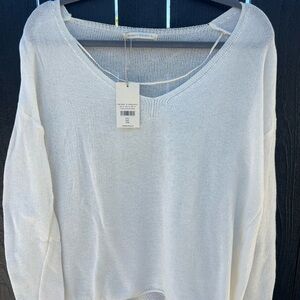 White Women's Sweater by Velvet by Graham & Spencer